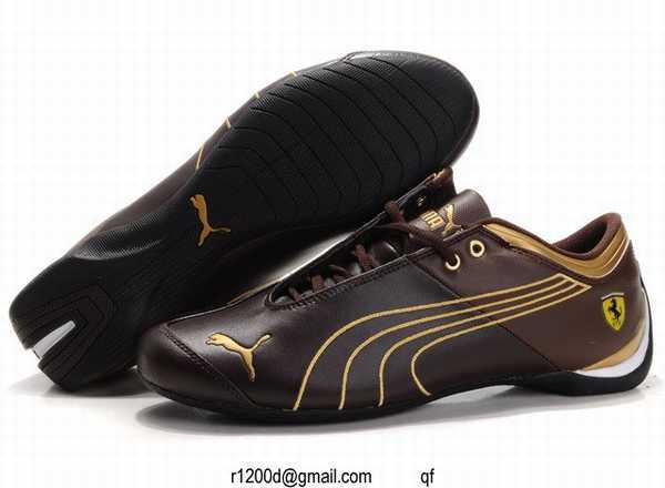 chaussure femme sport puma chaussure puma ferrari jaune