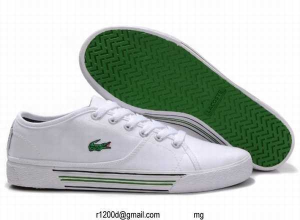 chaussure lacoste scratch femme