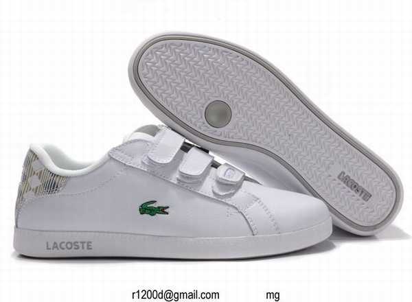 Basket lacoste blanche scratch femme sales