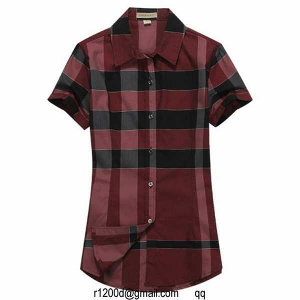 Chemise manche courte femme pas cher top