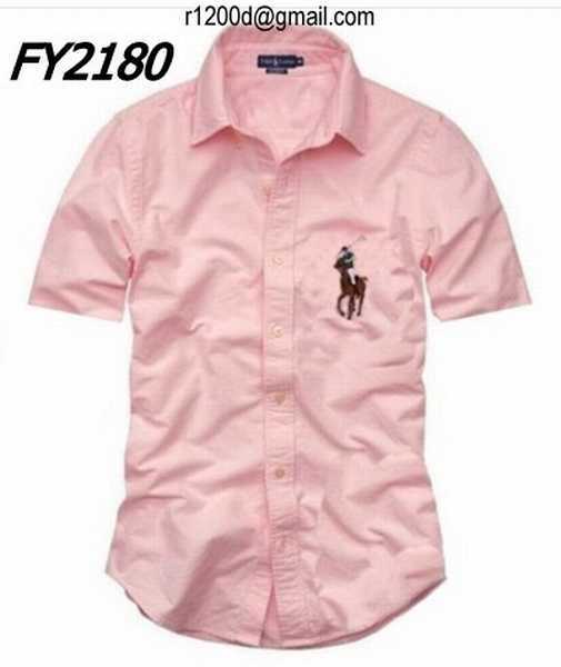 chemise ralph lauren homme pas cher