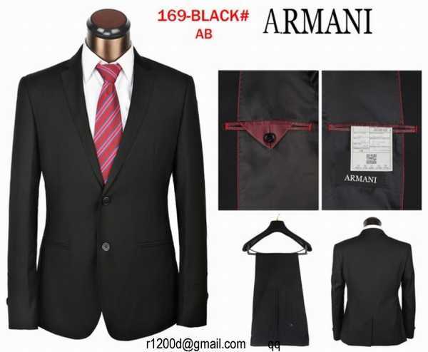 costume armani soldes