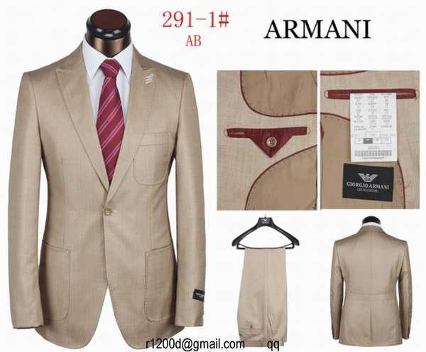 costume armani soldes
