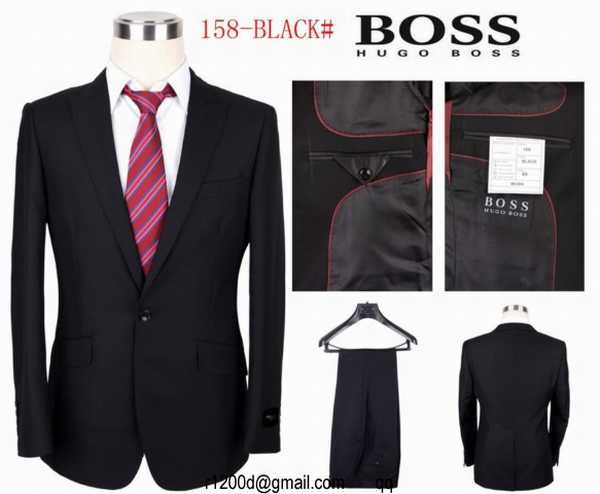 solde costume hugo boss