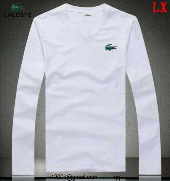 maillot lacoste homme pas cher