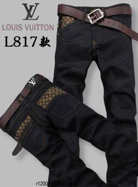 Jeans louis vuitton homme pas cher