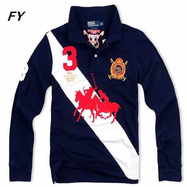 polo ralph lauren manche longue pas cher