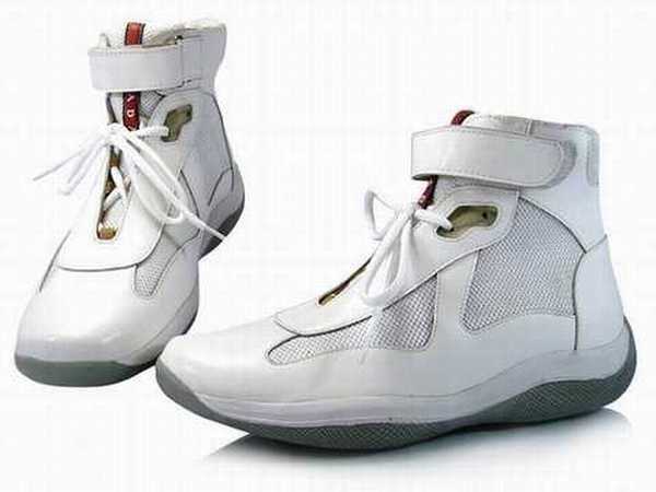 chaussure prada blanche
