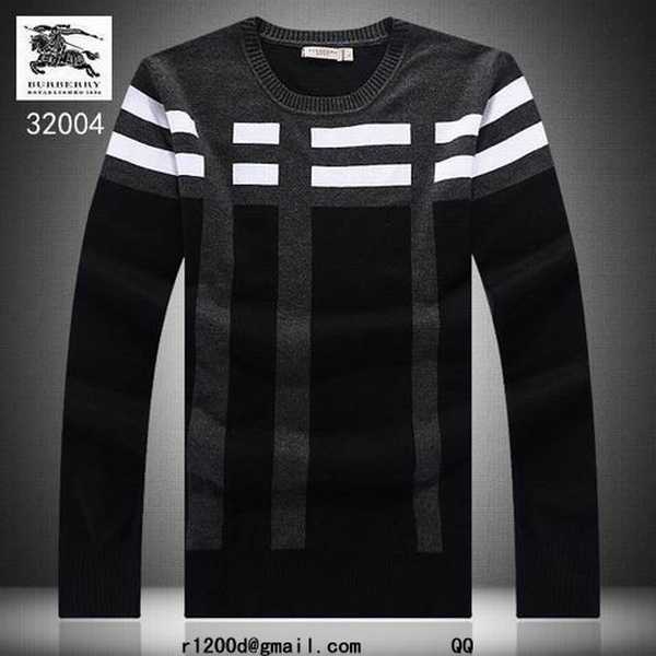 pull homme burberry