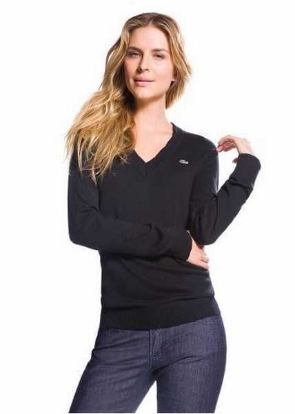pull lacoste femme pas cher