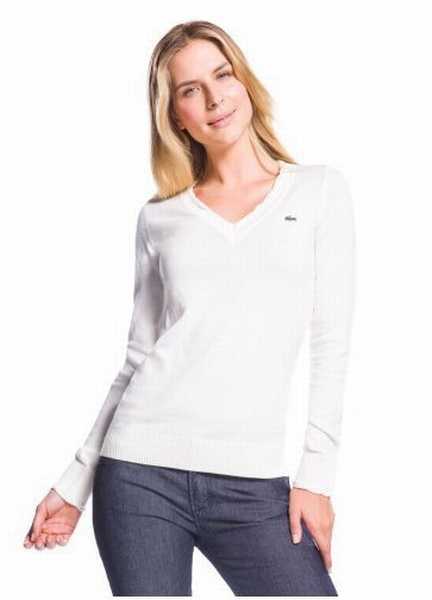 pull lacoste femme pas cher