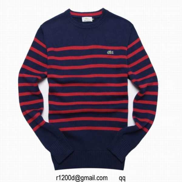pull lacoste taille