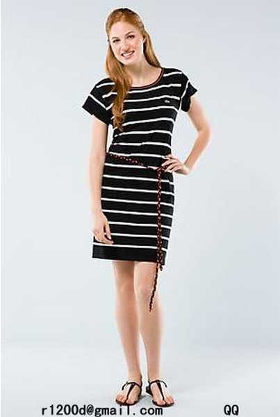 robe lacoste femme pas cher