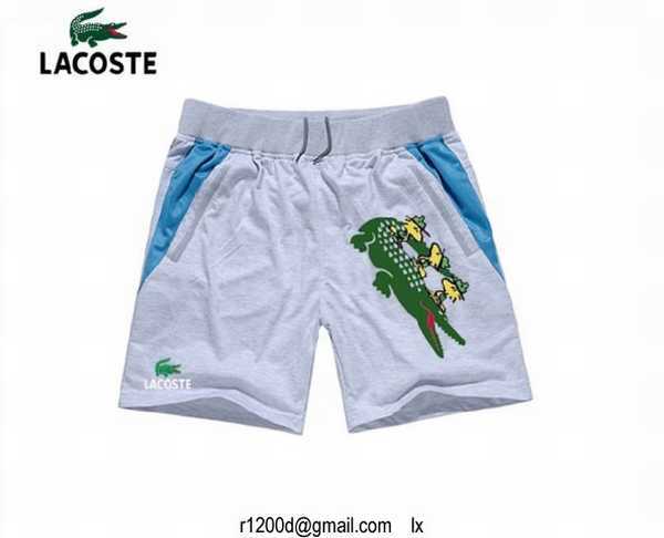 short de bain lacoste pour homme