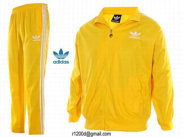 survetement adidas jaune