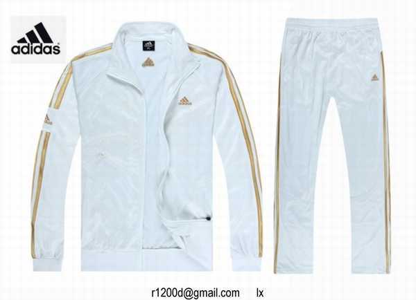 jogging adidas noir et blanc homme