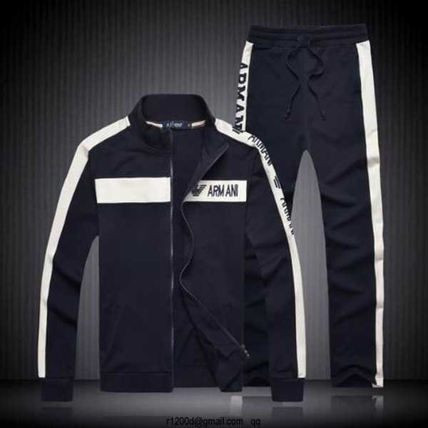 ensemble survetement armani homme