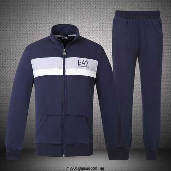 survetement ea7 blanc