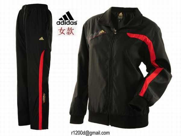 survetement adidas femme pas cher noir et or