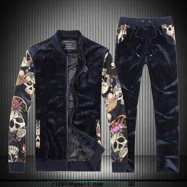survetement philipp plein homme pas cher ensemble jogging