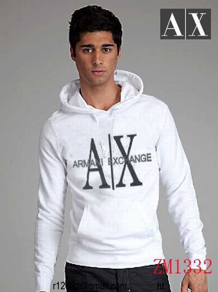 sweat armani homme pas cher