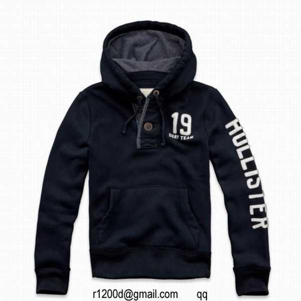 sweat a capuche hollister homme pas cher