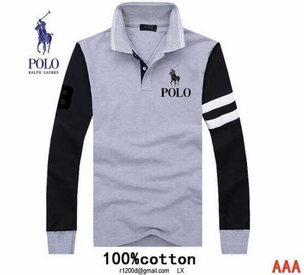 polo ralph lauren manche longue pas cher