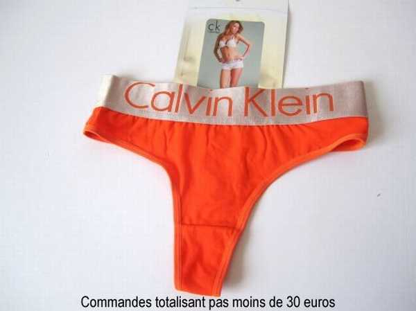 slip calvin klein pas cher