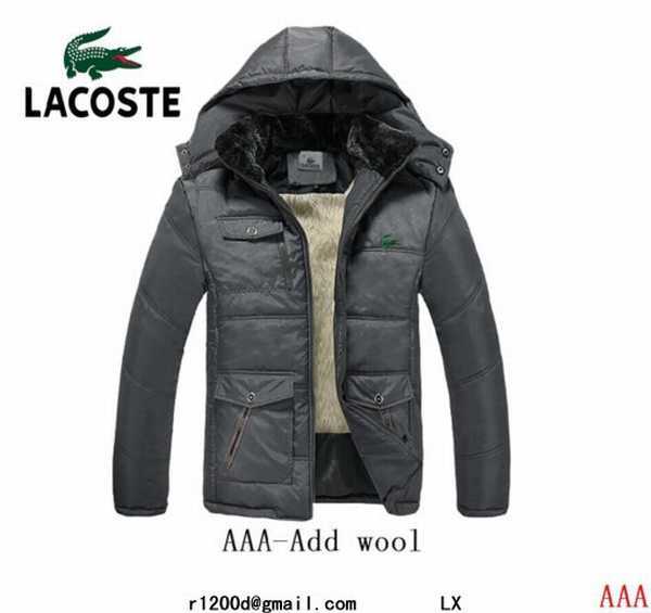 veste lacoste pas cher homme