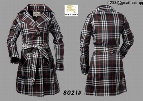 trench femme burberry pas cher